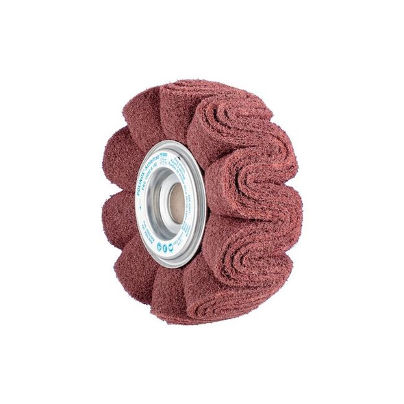 Pferd 6" X 2" POLINOX Unmounted Flap Wheel - 1" AH - PNG Type - 180 Grit 43031