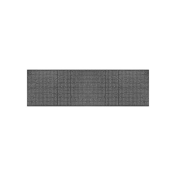 Apache Mills Drainage Mat, Rubber, 10 ft W x 3 ft L, Black 3917609203x10