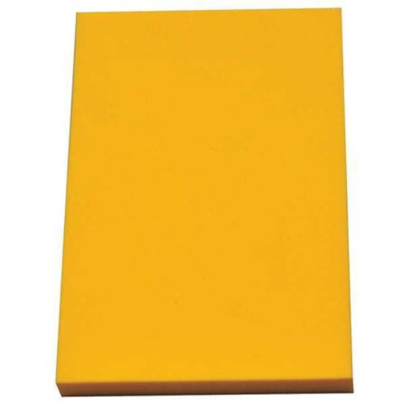 Foam Sheet, Crosslink, 12 in W, 24 in L, 3/8 in Thick, Yellow