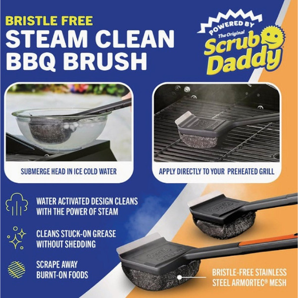 Scrub Daddy Steam Clean BBQ Brush 60400SDZ 818656