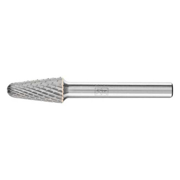 Carbide Bur - 14 Degree Taper, DIA Cut - 3/8" x 1-1/16" x 1/4" Shank - SL-3