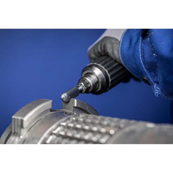 Carbide Bur - Cylind. (Radius End), DIA Cut - 3-4" x 1" x 1-4" Shank - SC-7  24483
