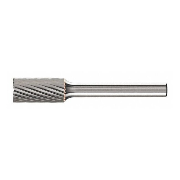 Carbide Bur - Cylind. (End Cut), SGL Cut - 3/8" x 3/4" x 1/4" Shank - SB-3