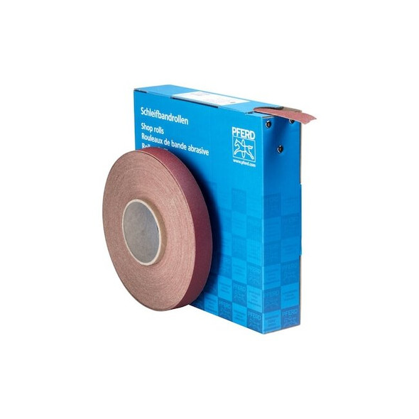 1" Shop Roll - Resin/Resin Heavy Duty - 50 Yard Roll - Aluminum Oxide - 120 Grit