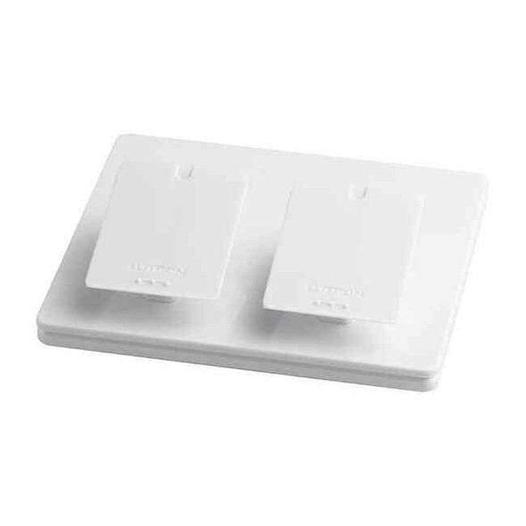 Lutron Pedestal,White,Double L-PED2-WH