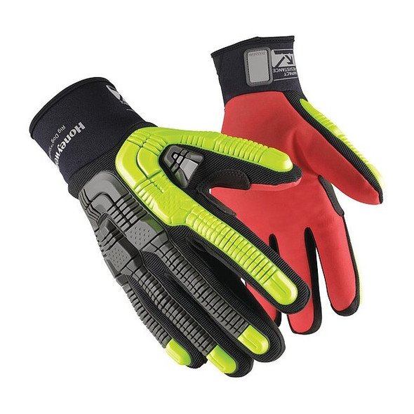 Honeywell Mechanics Gloves, Cut Level A6 ,M 1 PR 42-612BY/8M