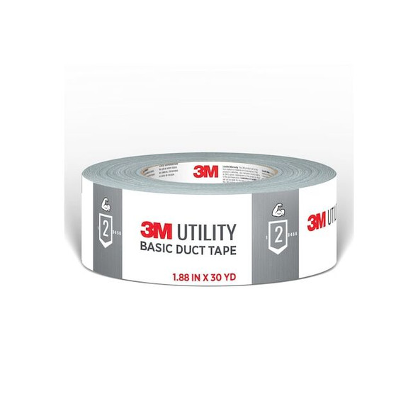 3m Duct Tape, Gray, 30 yd L, 1-7/8 in W 50268