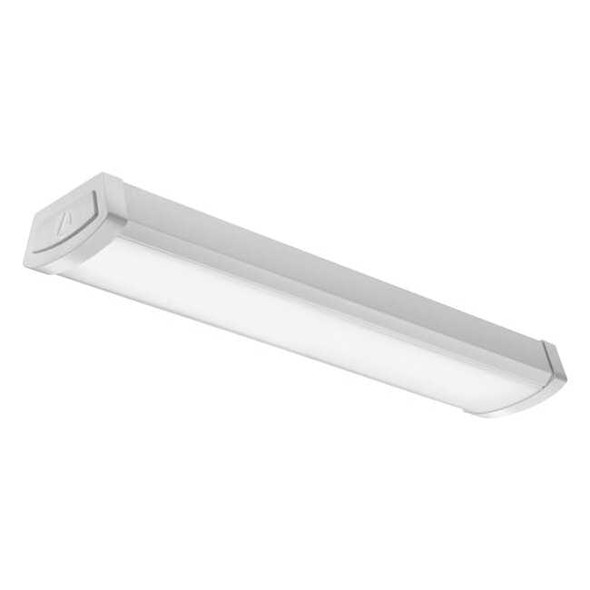 Lithonia Lighting LED Wraparound,Curved Lens,4600 lm FMLWL 48 840 ZT MVOLT