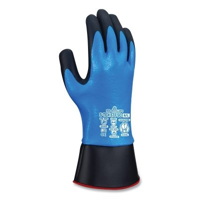 S-TEX 377SC Cut Resistant Gloves, Medium, Blue