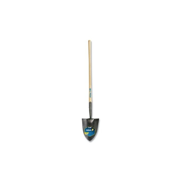 J-450™ Series PONY® Shovel, 8.75 in W x 11 in L Blade, 41 in L Contoured, White Ash, Forestry Shovel, 6.75 in Lift