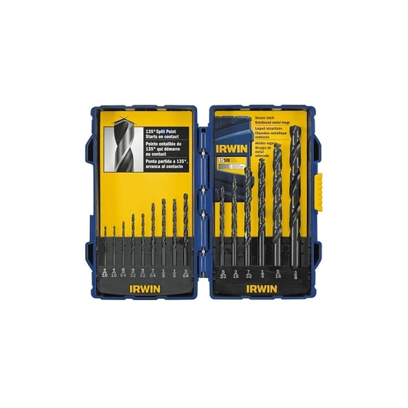 15-pc Black Oxide Sets, 1/16 in - 3/8 in Cut Dia.