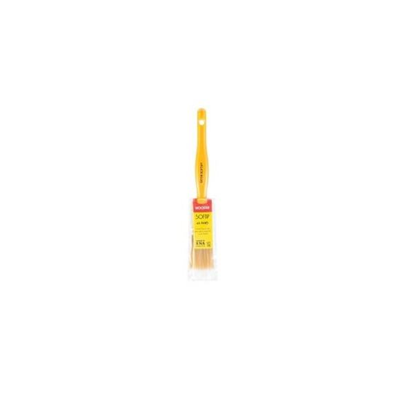 Soft Tip® Paint Brushes, 1 in W, Synthetic blend, plastic handle