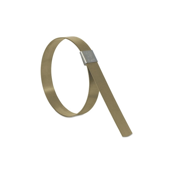 CP Series Center Punch Clamp, 5 in dia, 5/8 in Wide, 0.025 in Thick, Galvanized Carbon Steel