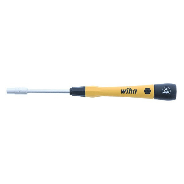 Wiha Solid Round Prcn Nut Driver, 4.5 mm 27786