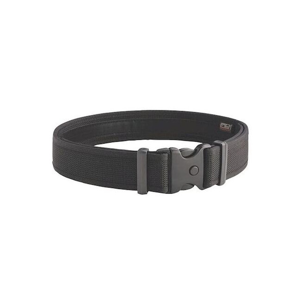 Uncle Mikes Duty Belt, Nylon, Black, 2XL, Buckle, Hook-and-Loop 87792
