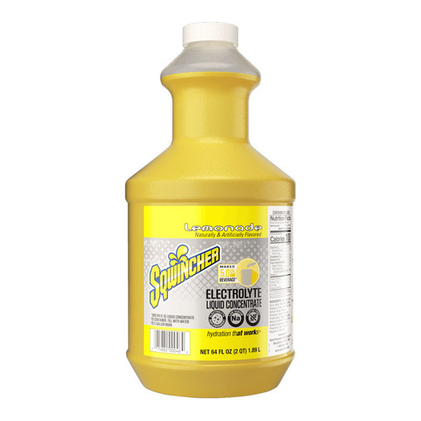 Sqwincher® Regular Liquid Concentrate, 64 oz Bottles, 5 gal Yield