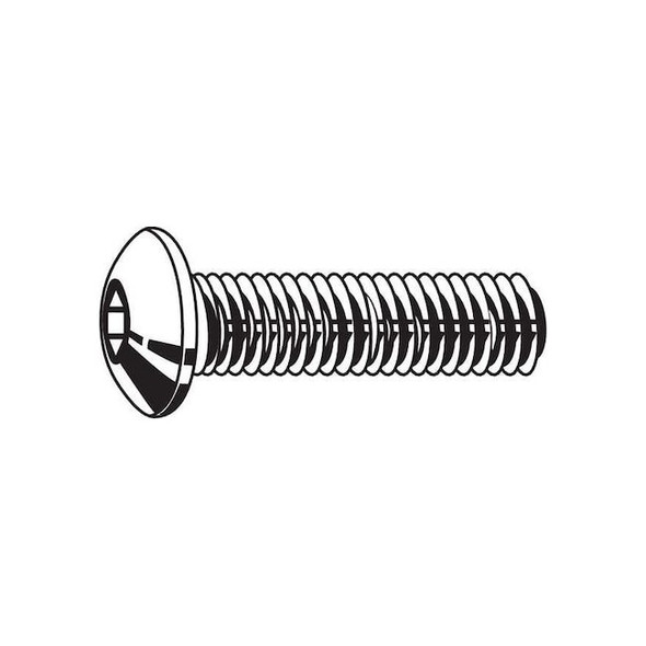 1/4"-20 Socket Head Cap Screw, Button, Zinc Plated Steel, 7/8 in Length, 100 PK