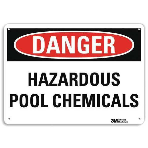 Danger Sign, 10 in H, 14 in W, Horizontal Rectangle, English, U3-1575-NA_14x10