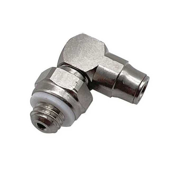 Legris Metric Push-to-Connect Fitting, Brass, Silver 3299 03 09
