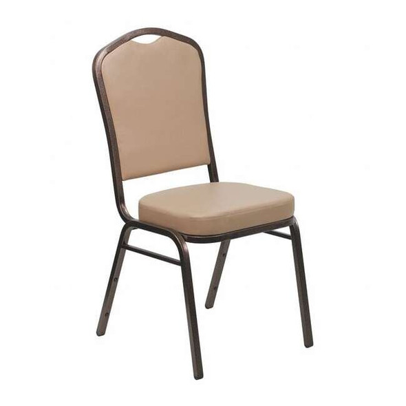 Hercules Banquet Chair, Tan Back, 17-1/4 in W 20-1/4" L 38" H, Vinyl Seat