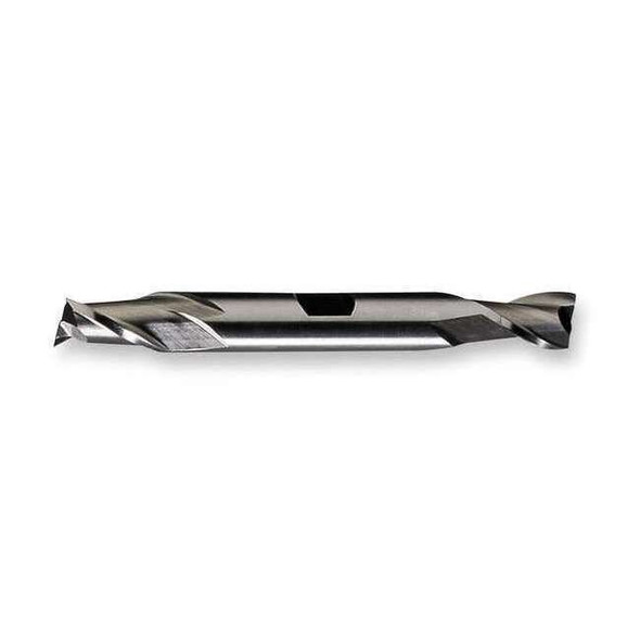 2-Flute HSS Square Double End Mill Cleveland HD-2 Bright 1"x1"x1-5/8"x6-3/8"