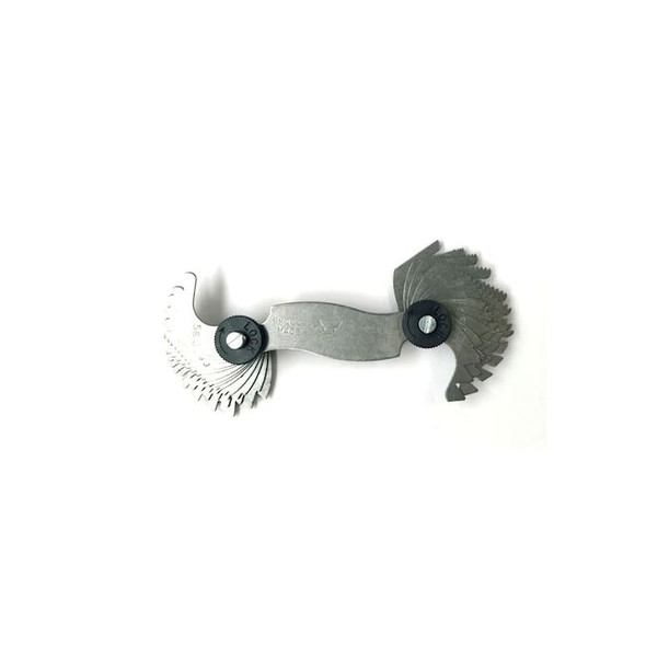 Pro-Series USA Made 4-84 TPI & 0.50-6.00mm 28 Piece Screw Pitch Gage 4901-0095