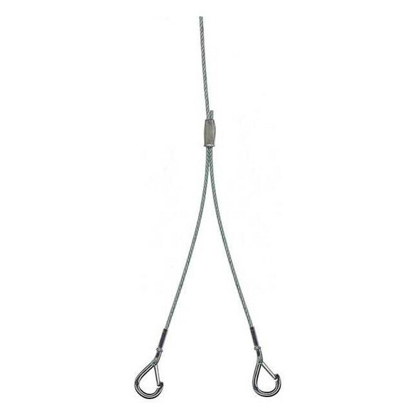 Lithonia Lighting AircraftCableHangingKit,Silver,120inL,PR IBAC120 M100
