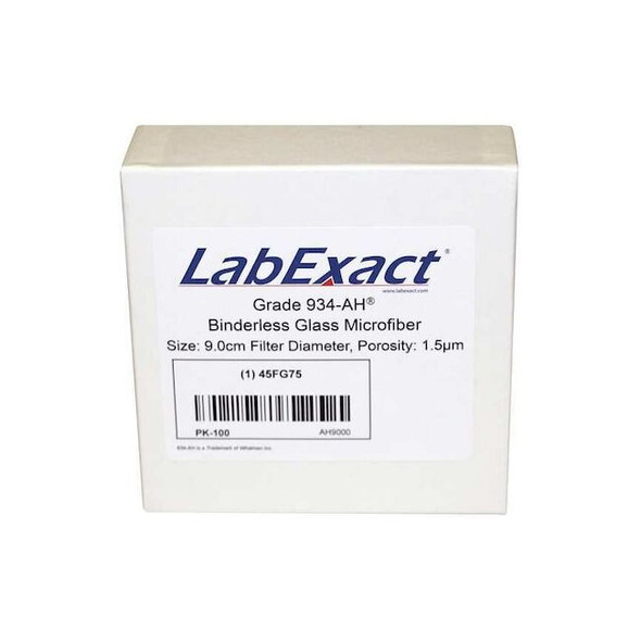 Labexact Glass Microfiber Filter,90mm dia.,PK100 LSS-AH9000