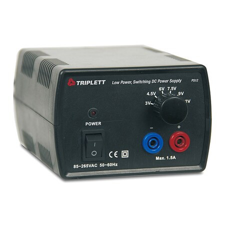 Triplett DC Power Supply,4.3" H Ring,18 W,5.5" D PS12