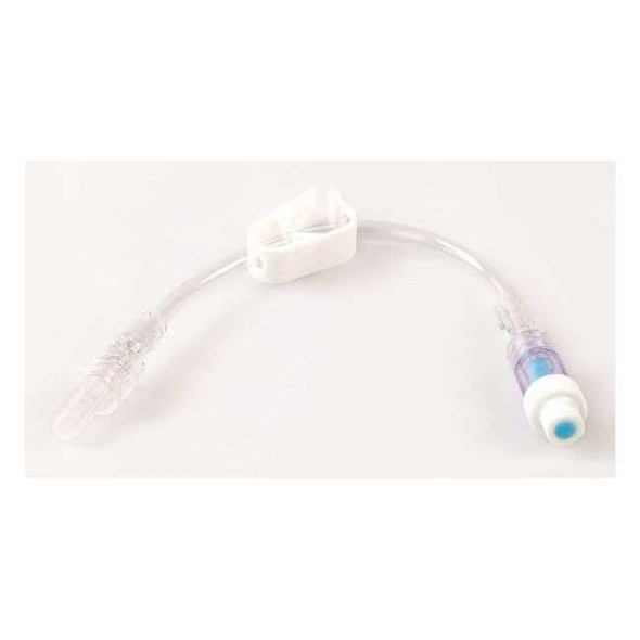 Medsource IV Extension Set, PVC, 7 in L, 1/2 in W, Clear, White MS-83091