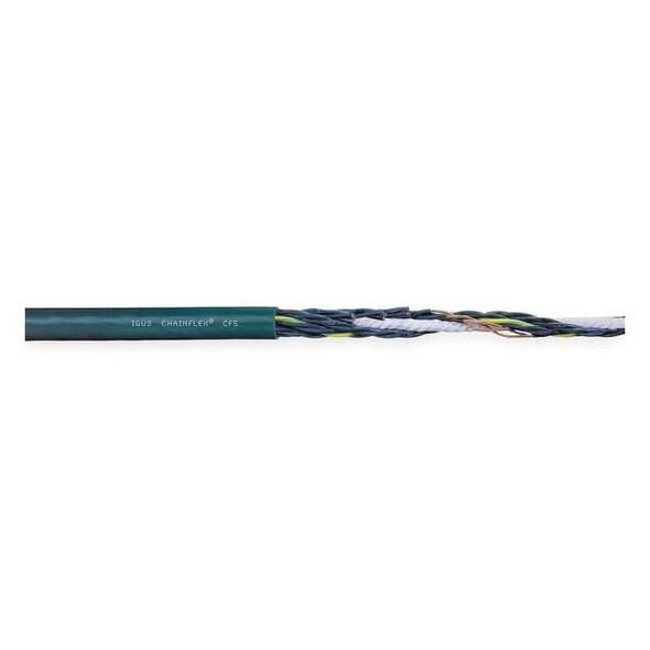 Chainflex Control Cable, 16 AWG, 12 C, Green, PVC, 600 V, 25 ft CF5-15-12-25