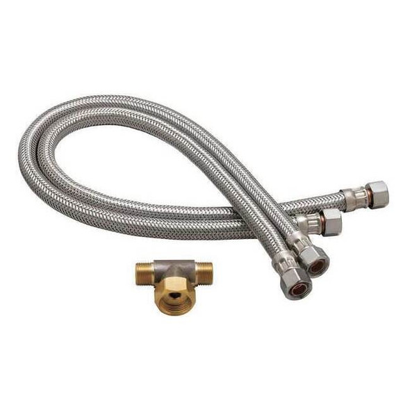Speakman Flex Hose Set,SS,9/16"-24 A-HOSES