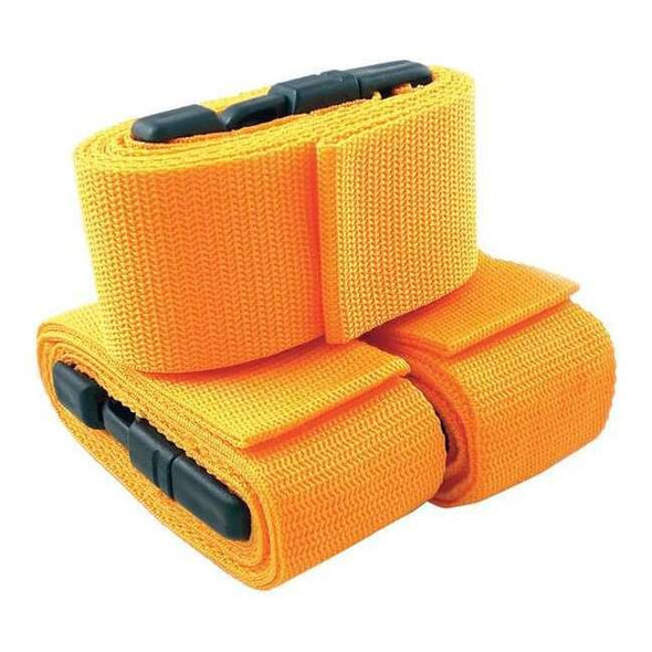 Medsource Strap,Orange,5' L,PK3 MS-ST696-3