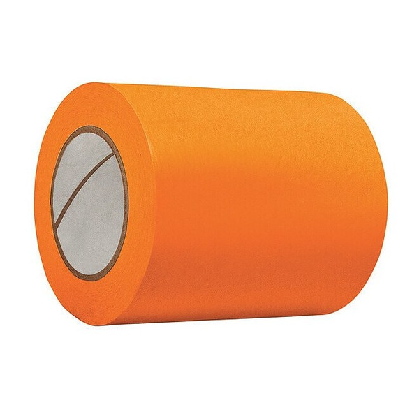 Masking Tape, 1 in W x 60 yd L, 4.8 mil Thick, Orange, Rubber Adhesive, 36 PK