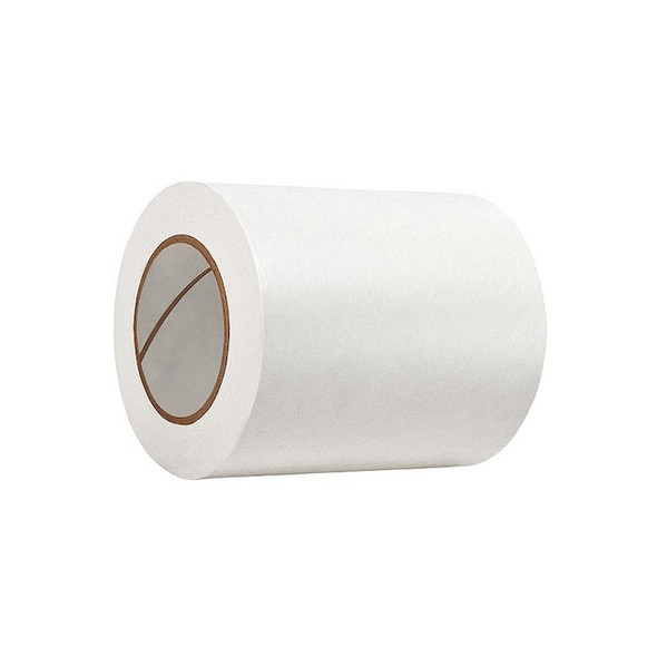 Masking Tape, 1/2 in W x 60 yd L, 4.9 mil Thick, White, Rubber Adhesive, 72 PK
