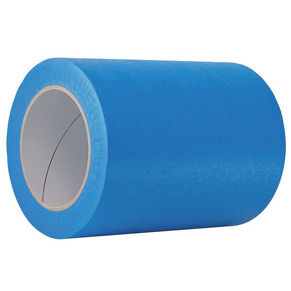 Masking Tape, 1 in W x 60 yd L, 4.9 mil Thick, Blue, Rubber Adhesive, 36 PK
