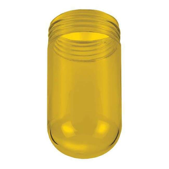 Hubbell Killark GlassGlobe,3 1/2"L,3 1/2"W,5 1/4"H,Amber VAMGP-100