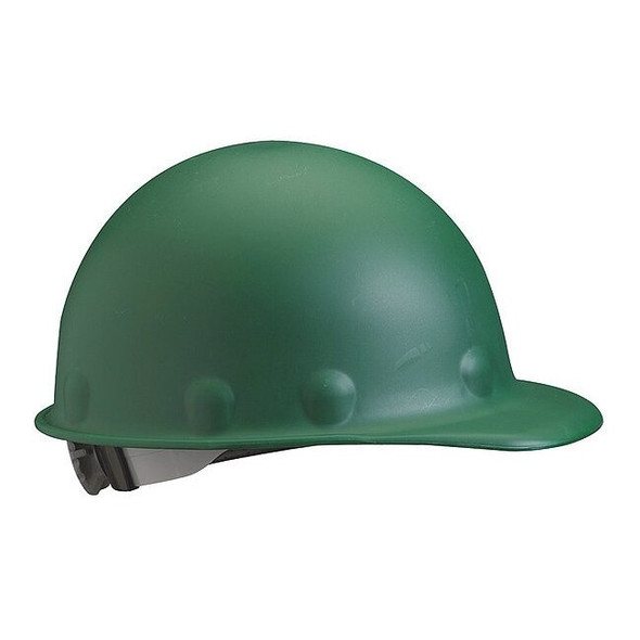 Hard Hat, Roughneck P2A, Fiberglass, 8 Point Ratchet, Type 1, Class G, Green