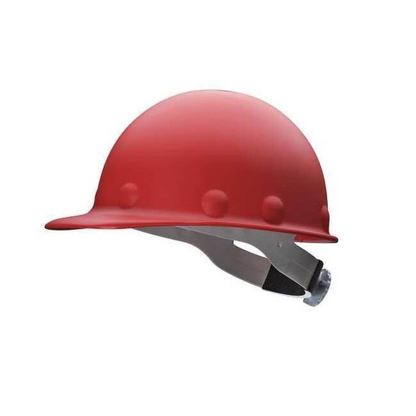 Hard Hat, Roughneck P2A, Fiberglass, 8 Point Ratchet, Type 1, Class G, Red