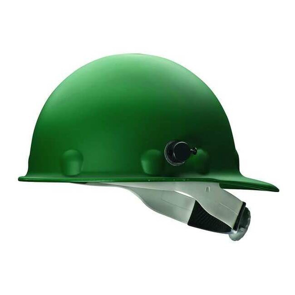 Hard Hat, Roughneck P2HN, Fiberglass, 8 Point Ratchet, Type 1, Class G, Green