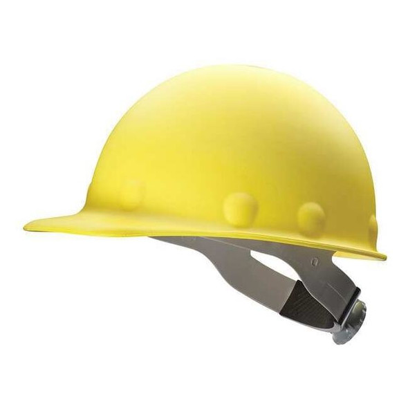 Hard Hat, Roughneck P2A, Fiberglass, 8 Point Ratchet, Type 1, Class G, Yellow
