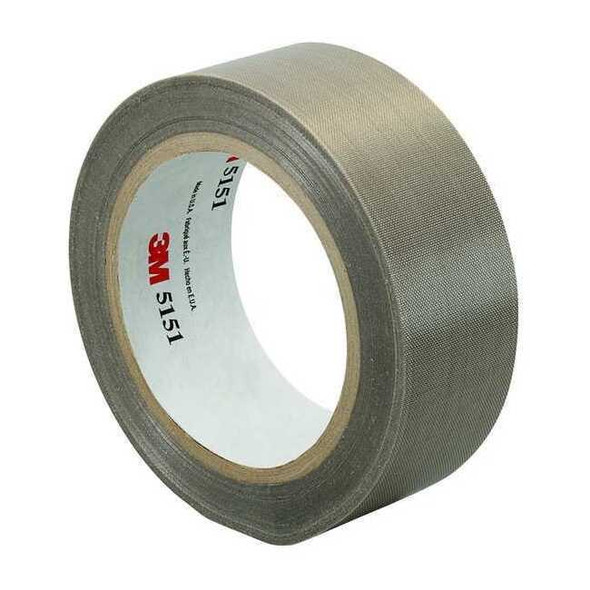 3m PTFE Glass Cloth Tape,1 in x 36 yd,3mil 1-36-5151