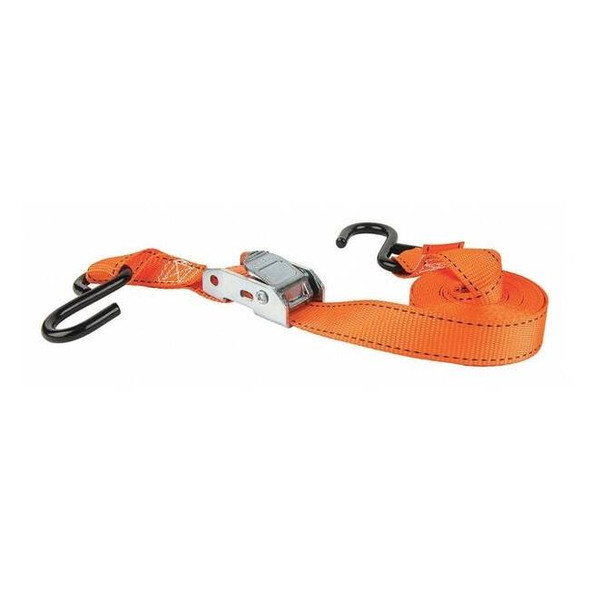 Keeper Tie Down Strap,S-Hook,Orange,PK4 05105