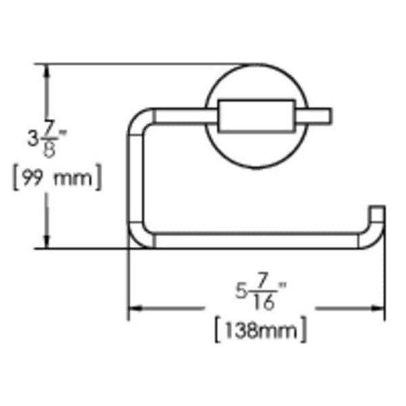Speakman Toilet Paper Holder,(1) Roll,Polished SA-2005