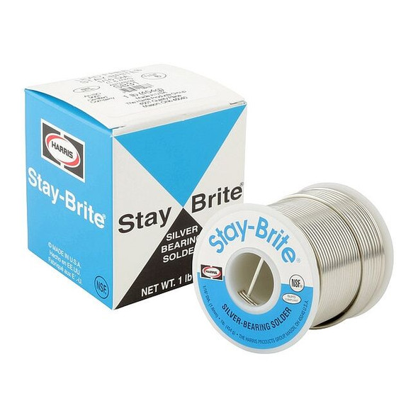 Harris Lead Free Solder,Dia 0.118 In,1lb SB861