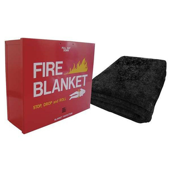 Manufacturer Varies Fire Blanket,5.2 ft W,7 ft L,Gray BCCOL