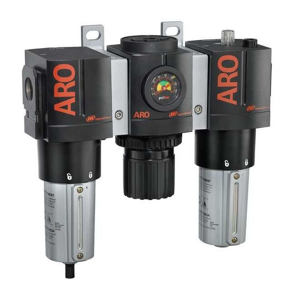 Aro Filter/Regulator Lubricator, 0 to 140 psi C38461-810