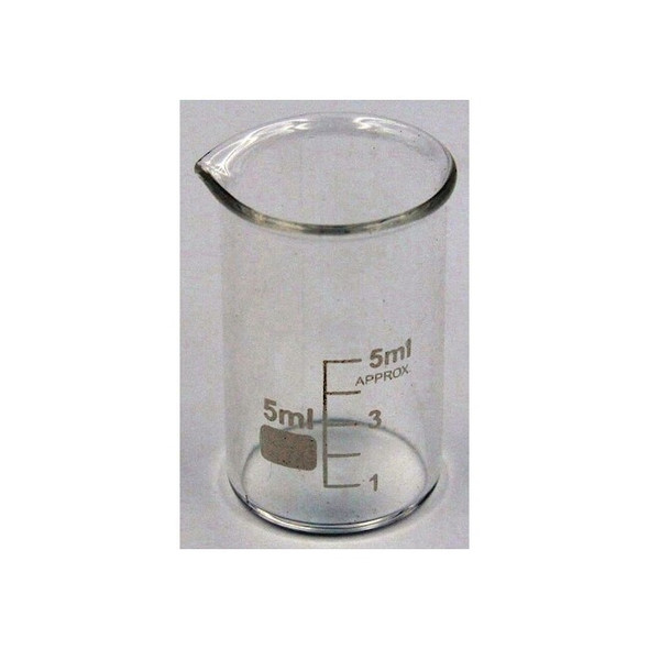 Manufacturer Varies Beaker, Low Form, Glass, 5mL, PK12 5YGY6