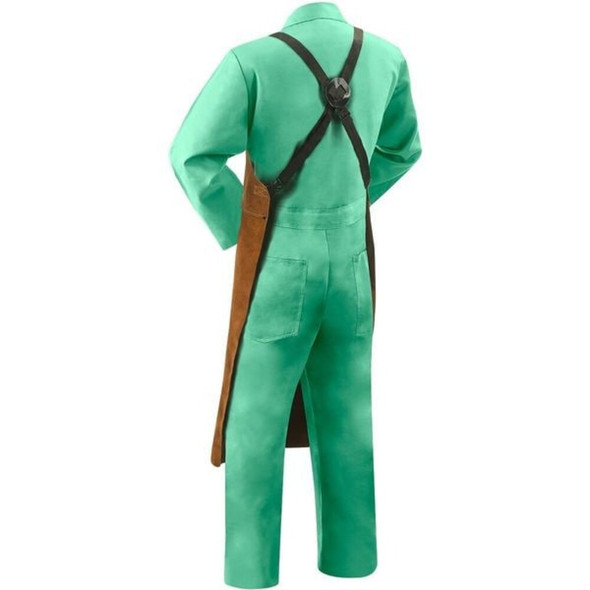 Steiner Welding Apron, Leather, 3 oz-sq ft, 42 in Length, Brown, Universal 92166