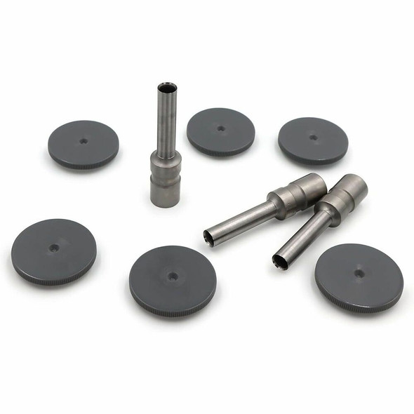 CARL Replacement Punch Head Kit - 0.28" - Silver - 1 Set